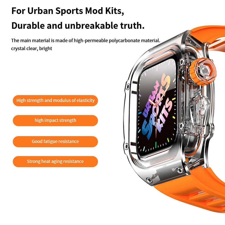 Glacier Transparent Apple Watch Case and Band