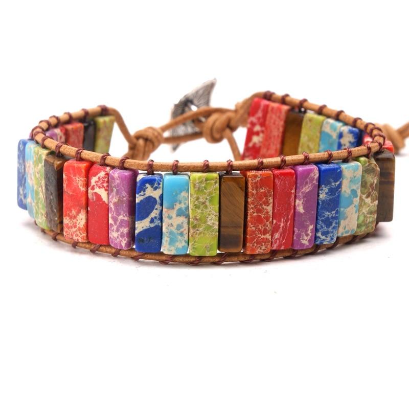 Natural Stone Chakra Bracelet