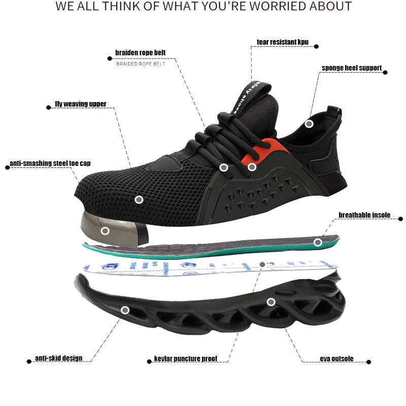Men's Unbreakable Safety Shoes