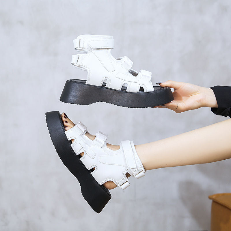 Women's Platform Chunky Wedge Shoes