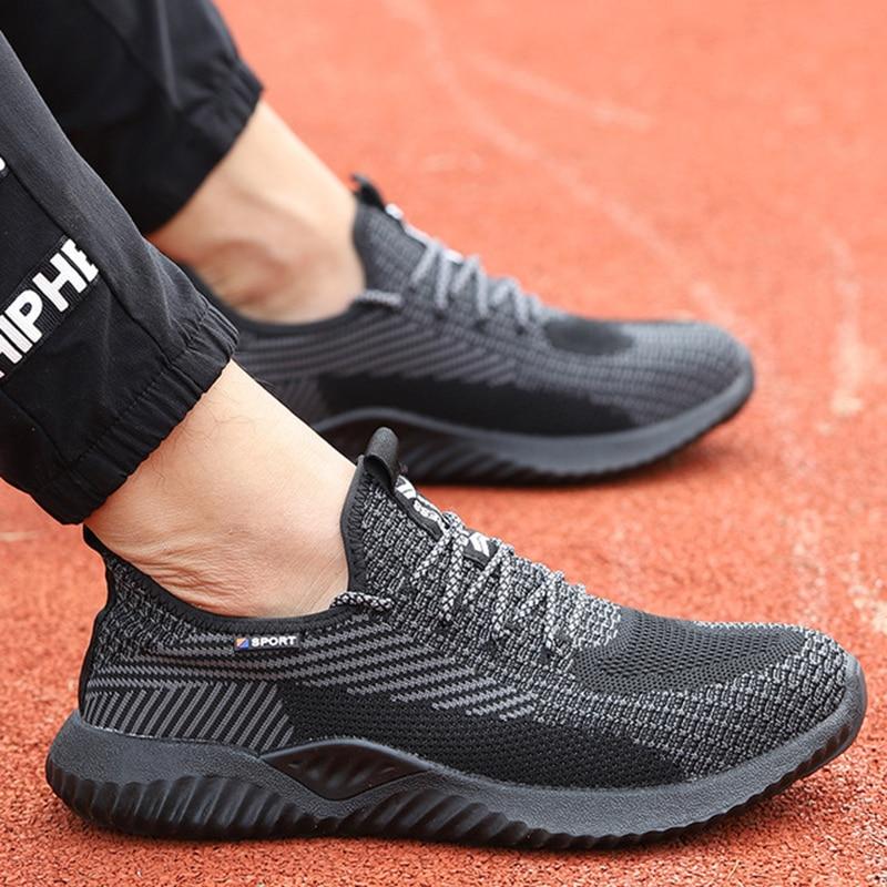 Flyknit Vamp Safety Shoes