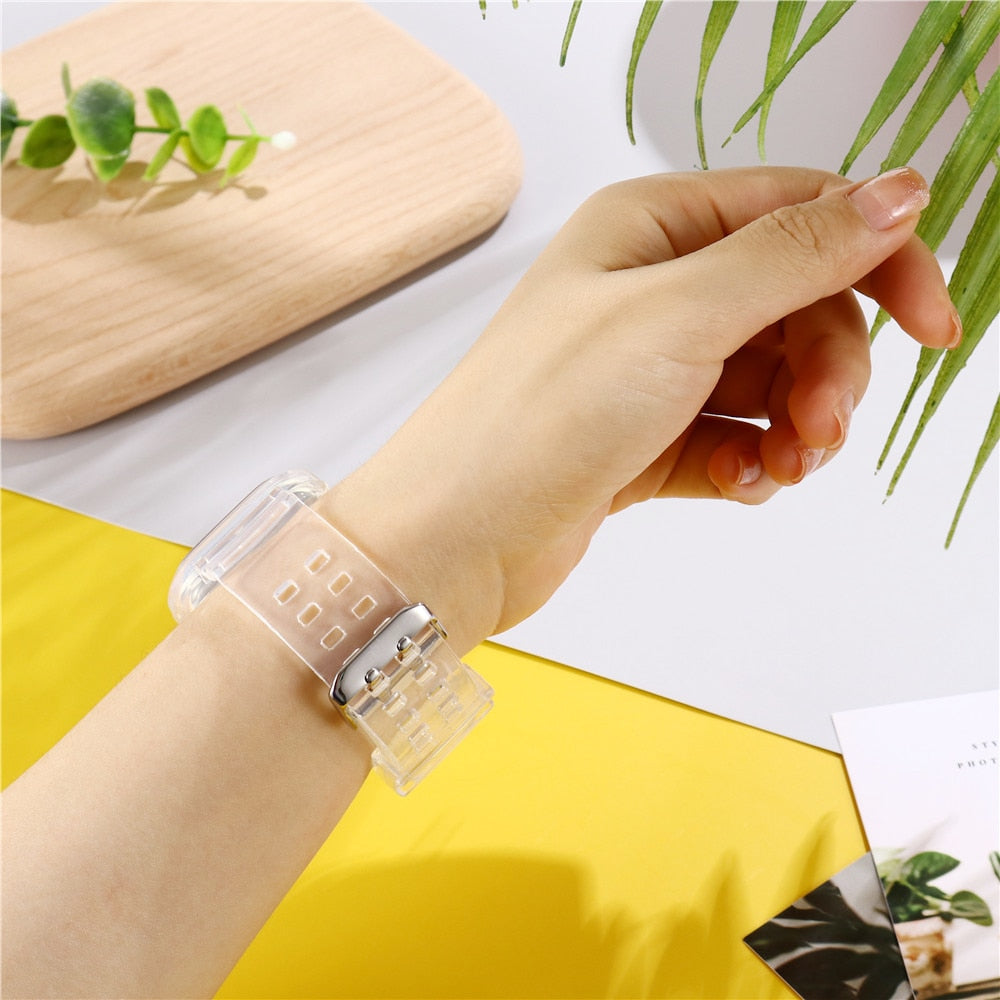 Glacier Transparent Apple Watch Band