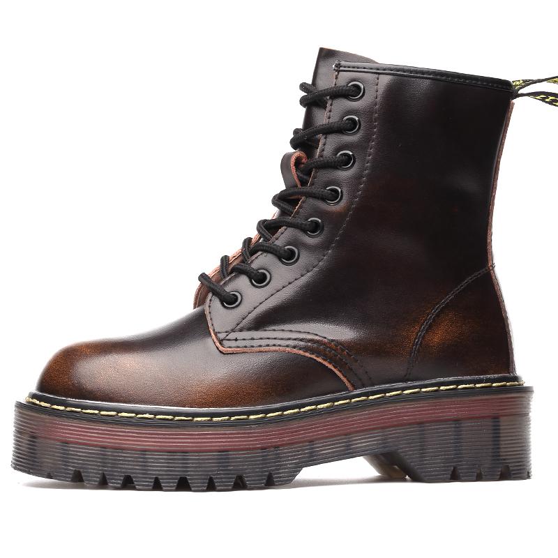 Women's Platform Martin Boots