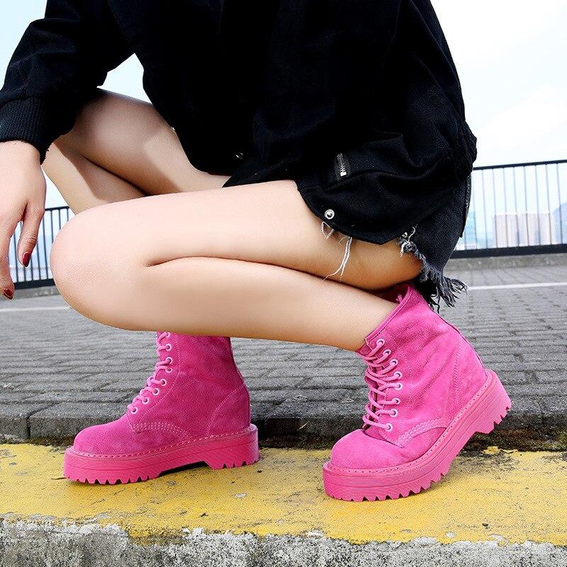 Women's Platform Martin Boots