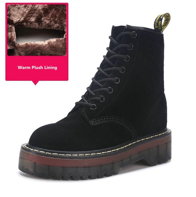 Women's Platform Martin Boots