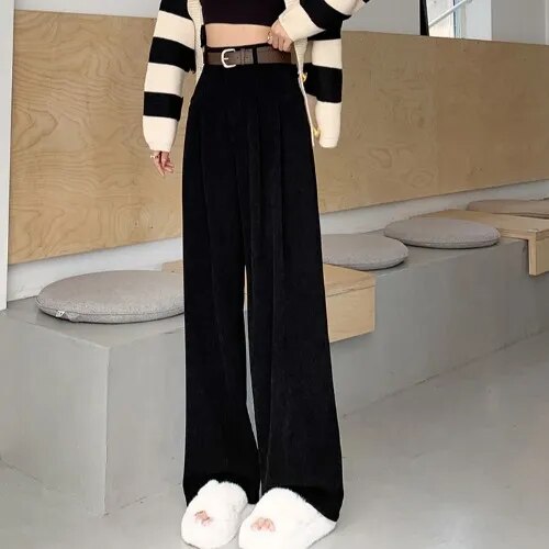 Corduroy Wide Leg Pants