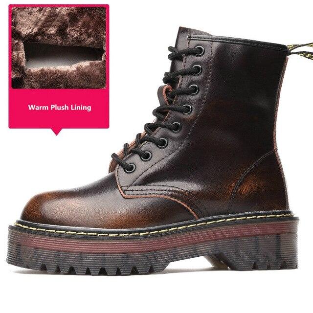 Women's Platform Martin Boots