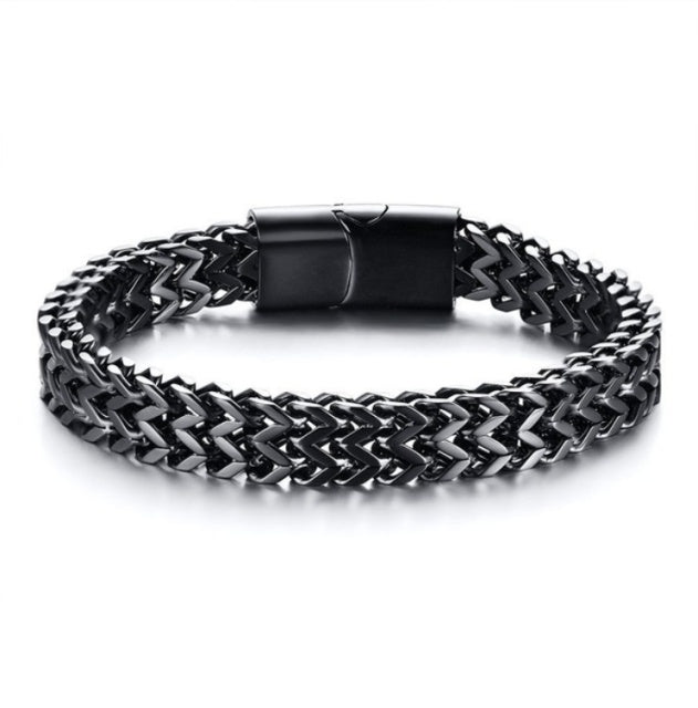 Men's Braided Stainless Steel Bracelet
