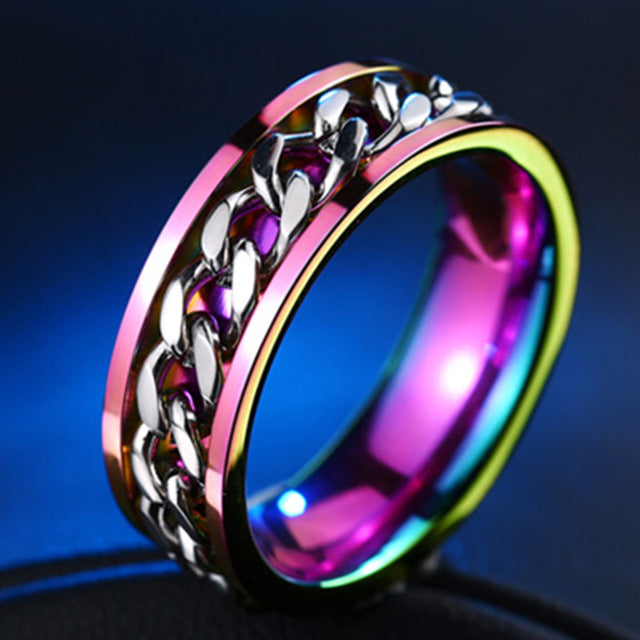 Rotatable Bottle Opener Ring
