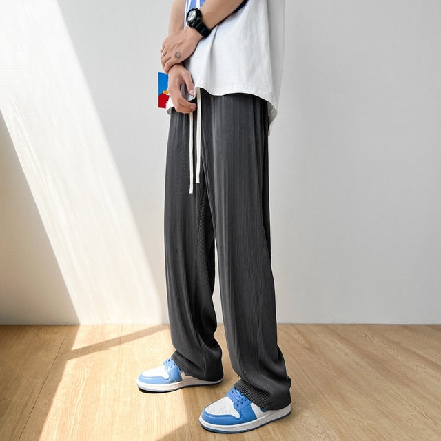Men's Ice Silk Loose Pants