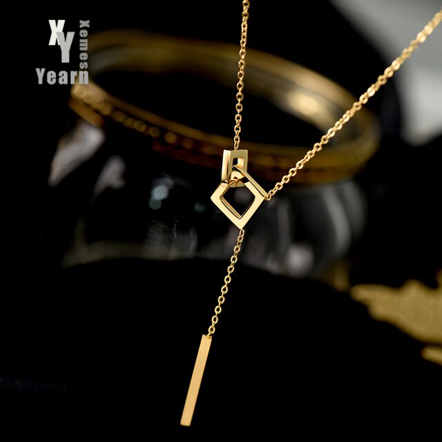 Geometric Element Necklace