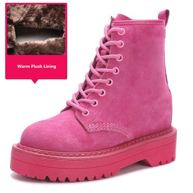 Women's Platform Martin Boots