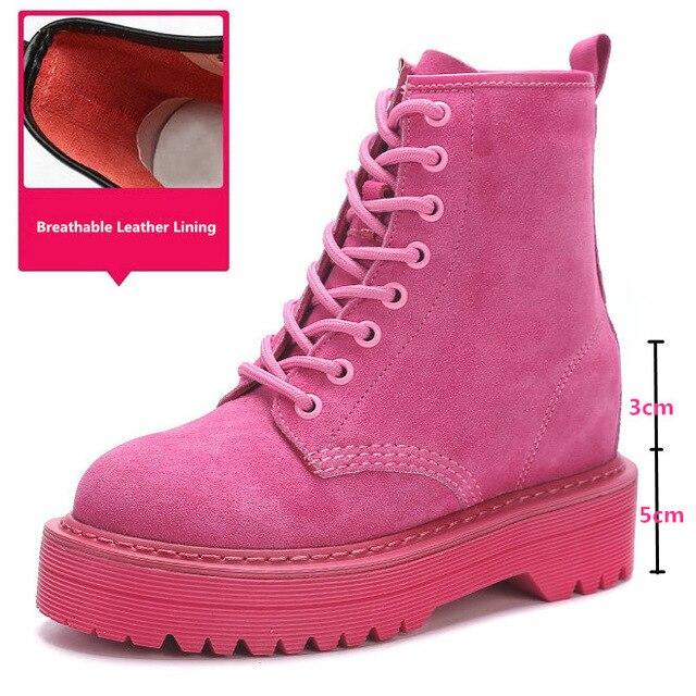 Women's Platform Martin Boots