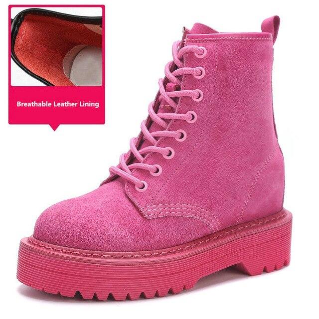 Women's Platform Martin Boots