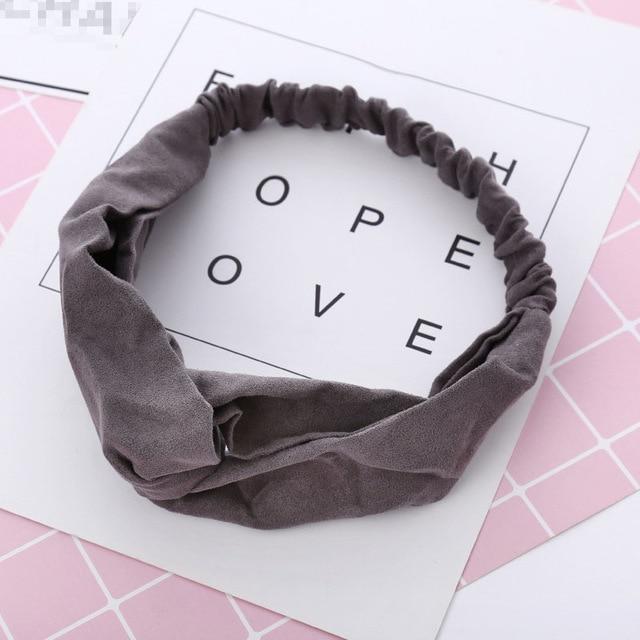 Women's Suede Knot Headband