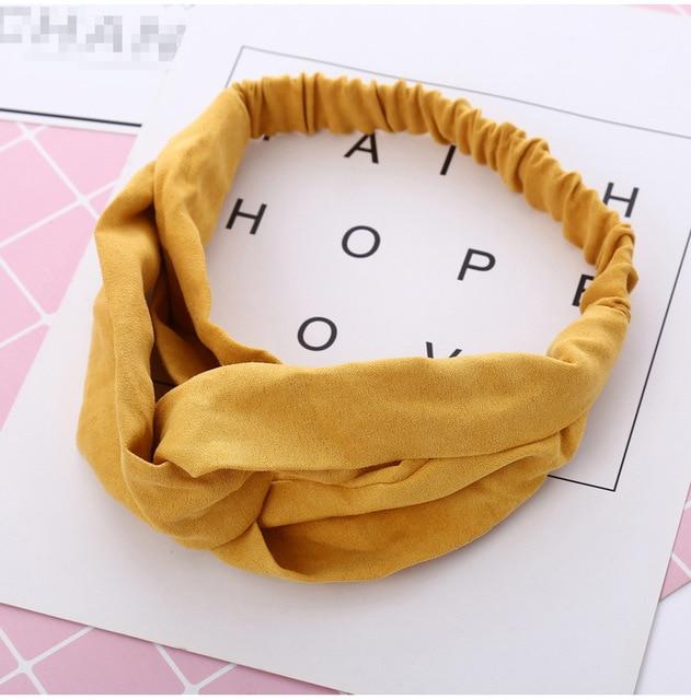 Women's Suede Knot Headband