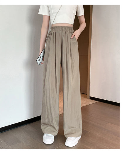 Women's Breathable Linen Wide Leg Pants