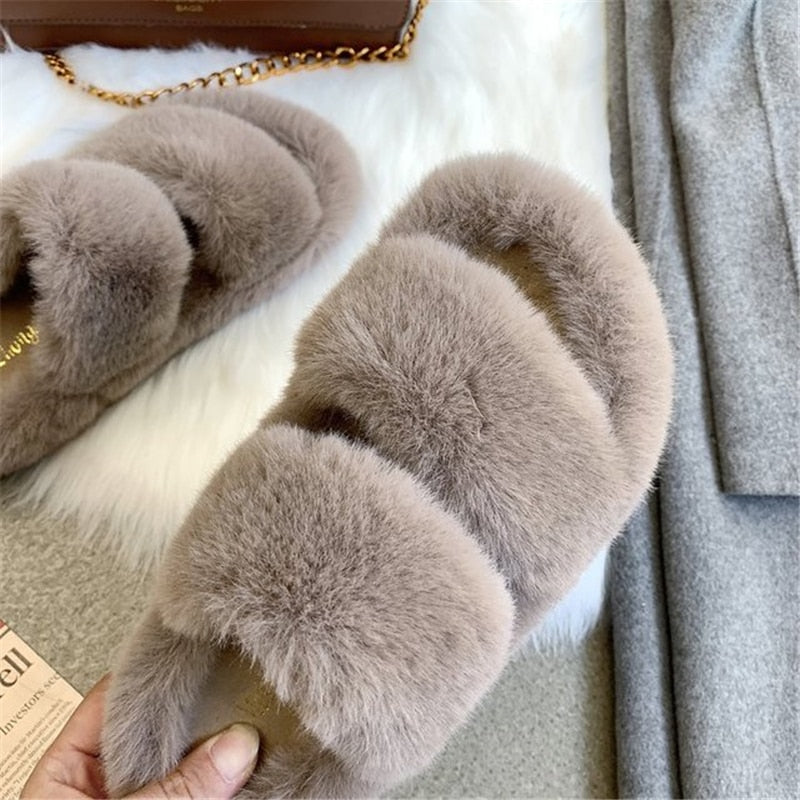 Women's Fluffy Slippers