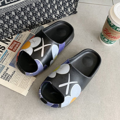 Men's Street Kartoon Slides