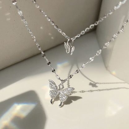 Sterling Silver Butterfly Necklace