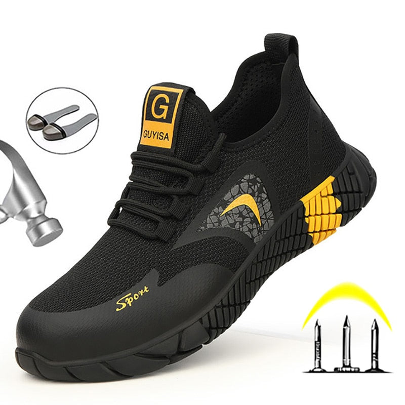 Men's Lightweight Flying  Safety Shoes