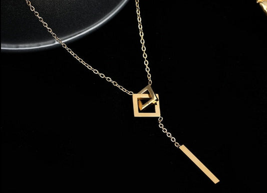 Geometric Element Necklace