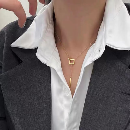 Geometric Element Necklace
