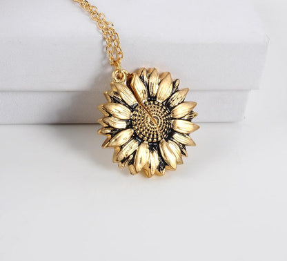 Sunflower You are my sunshine Necklace