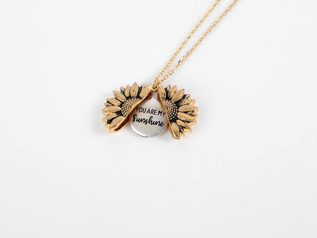 Sunflower You are my sunshine Necklace