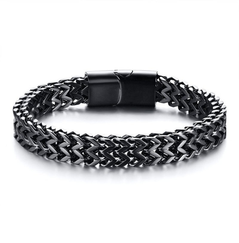 Men's Braided Stainless Steel Bracelet