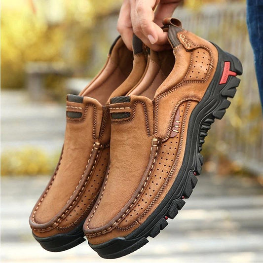 Men's Outdoor Leather Slip ons