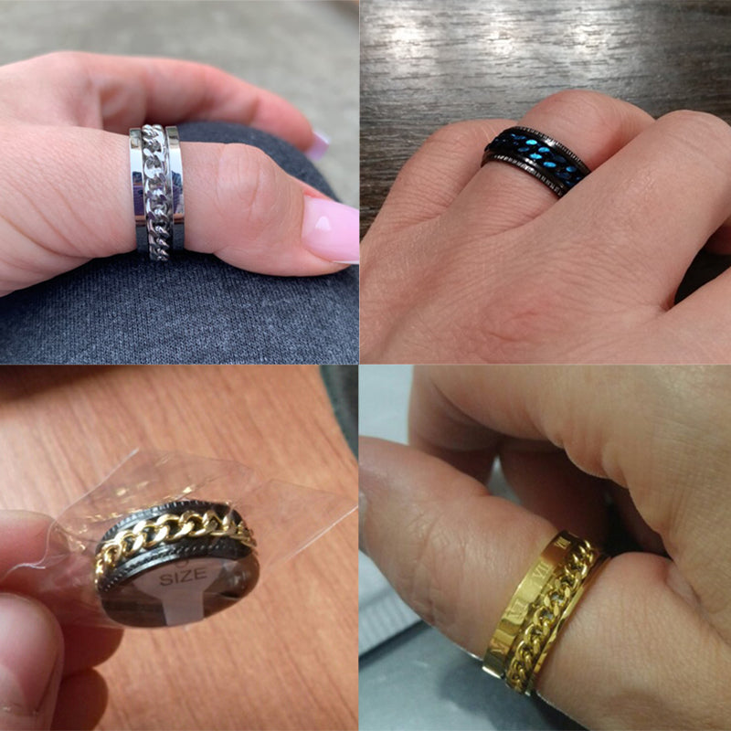 Rotatable Bottle Opener Ring