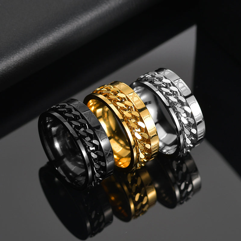 Rotatable Bottle Opener Ring