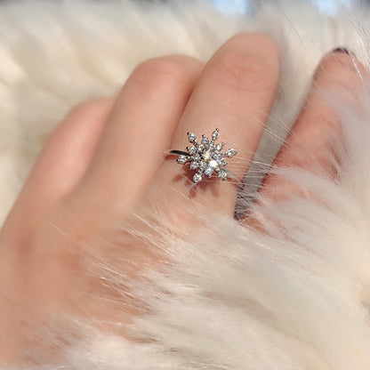 Snowflake Spin Ring