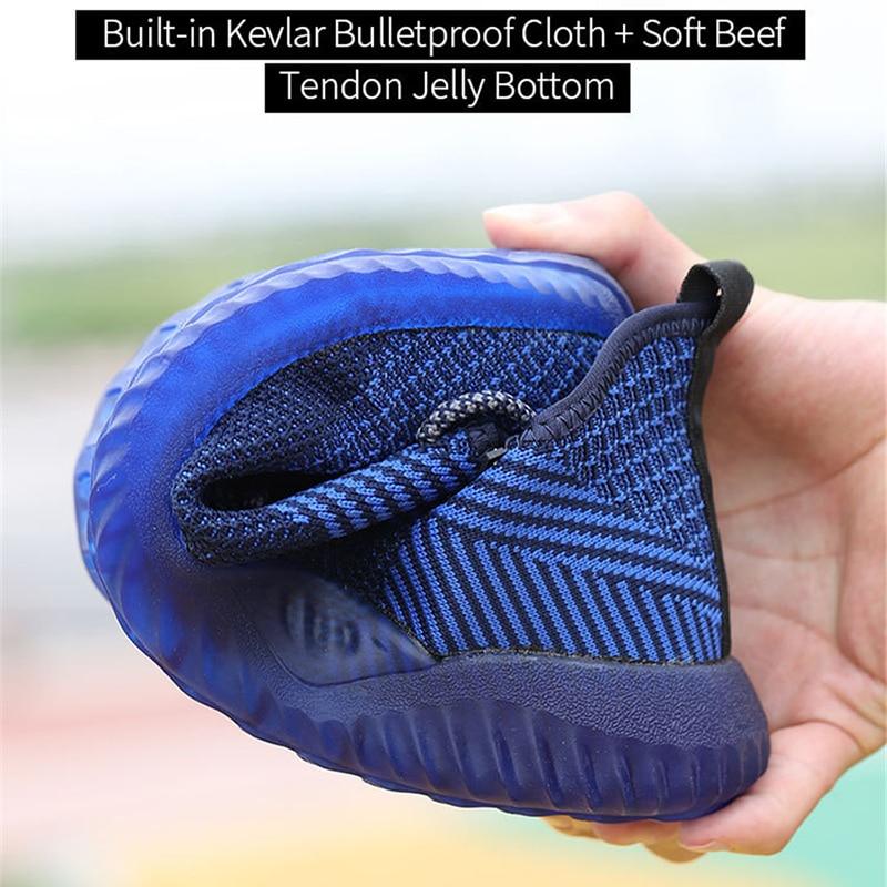 Flyknit Vamp Safety Shoes
