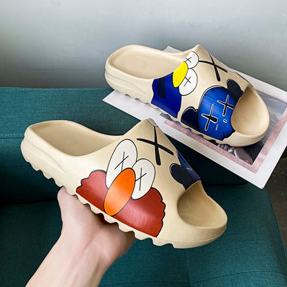 Men's Street Kartoon Slides