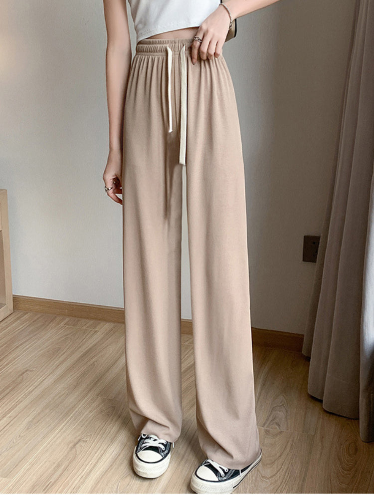 Women's Ice Silk Wide Leg Loose Pants