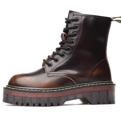 Women's Platform Martin Boots