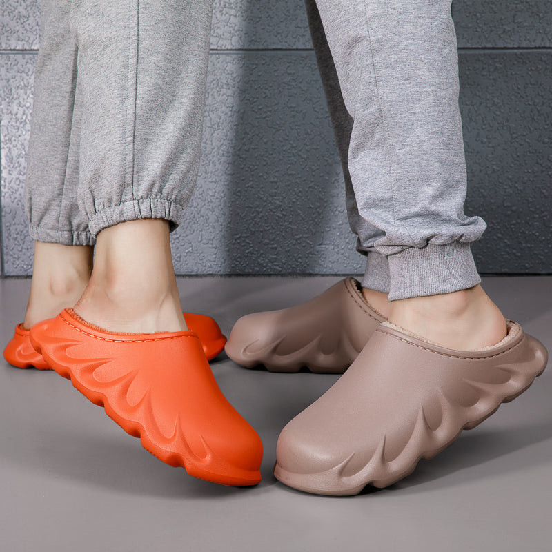 Men's Warm Street Flame Slippers