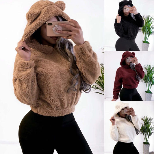 Women's Plush Teddy Pullover