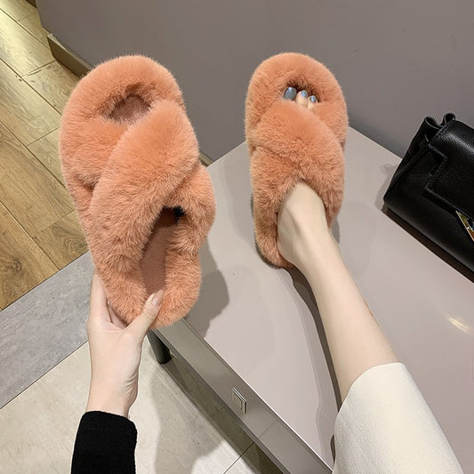 Women's Fuzzy Slippers