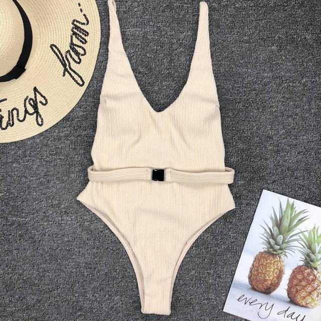 Women's X Buckle One Piece Swimsuit