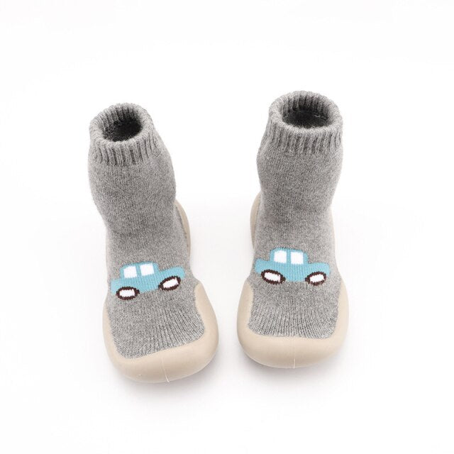 Kids Warm Cartoon Slipper Shoes