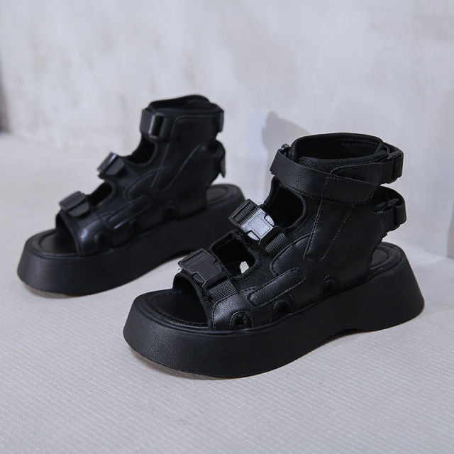 Women's Platform Chunky Wedge Shoes