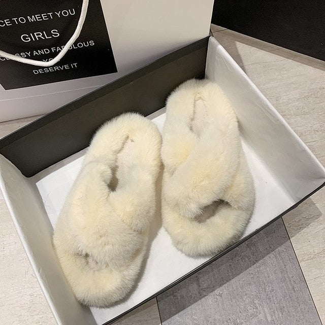 Women's Fuzzy Slippers