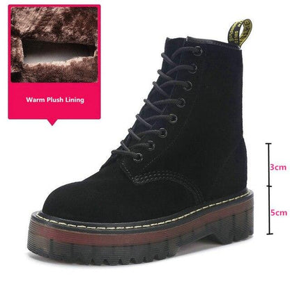 Women's Platform Martin Boots