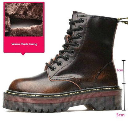 Women's Platform Martin Boots