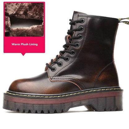 Women's Platform Martin Boots