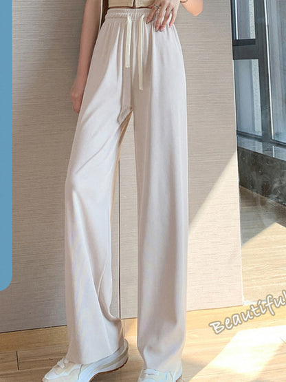 Women's Ice Silk Wide Leg Loose Pants