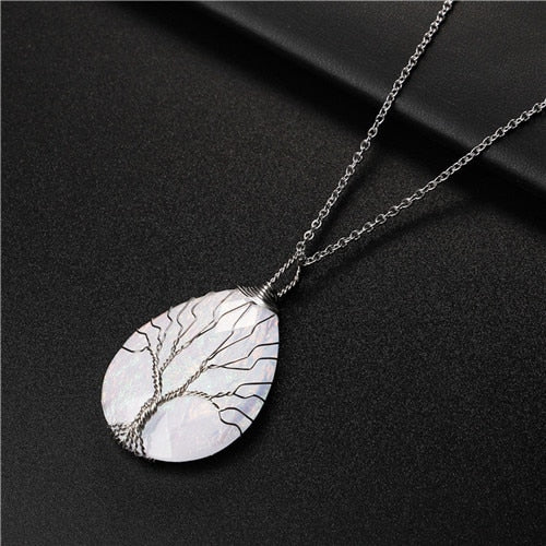 Tree of Life Copper Wire Wrapped Necklace